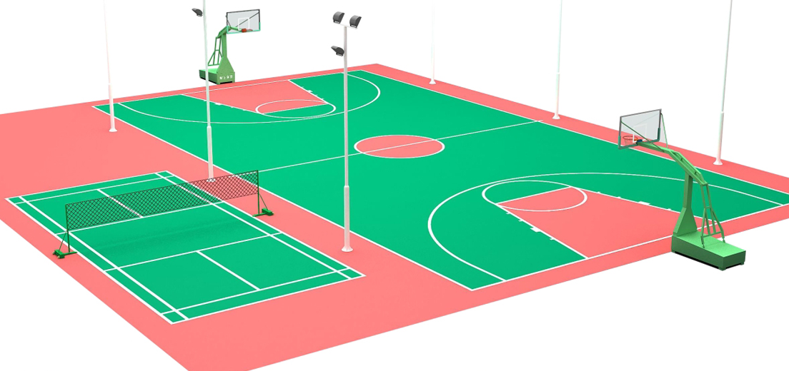 Silicone PU,Sports Courts:,Epoxy Coatings,Rubberized Coatings