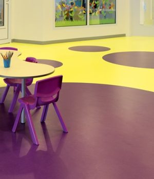 School seamless coating floor