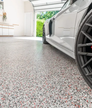 Garage polyurea floor