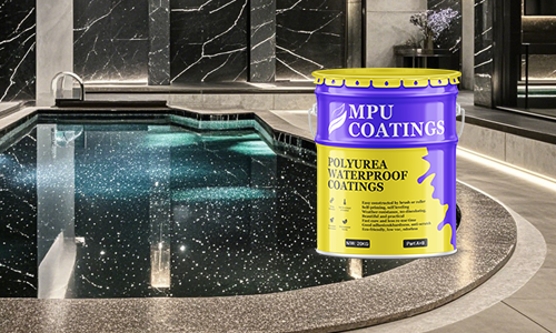 Black gold sand coating for fountain